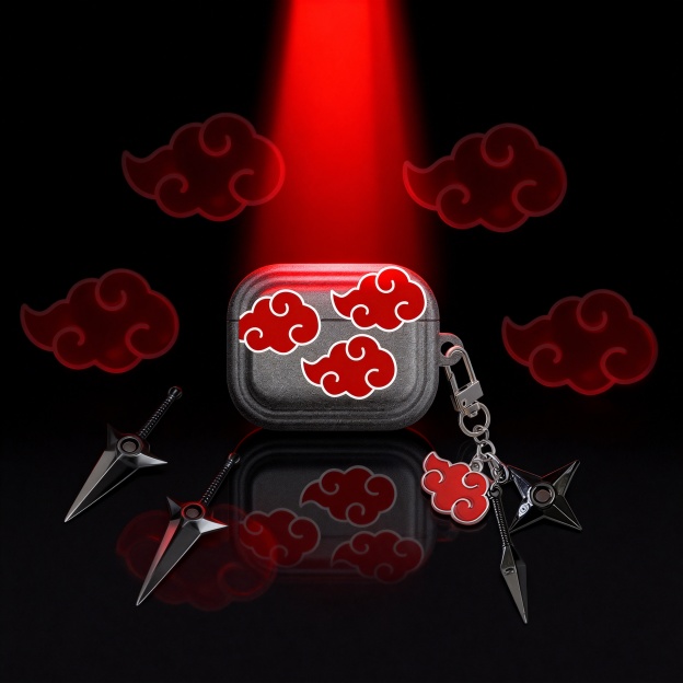 火影忍者標高級灰 Airpods耳機保護殼