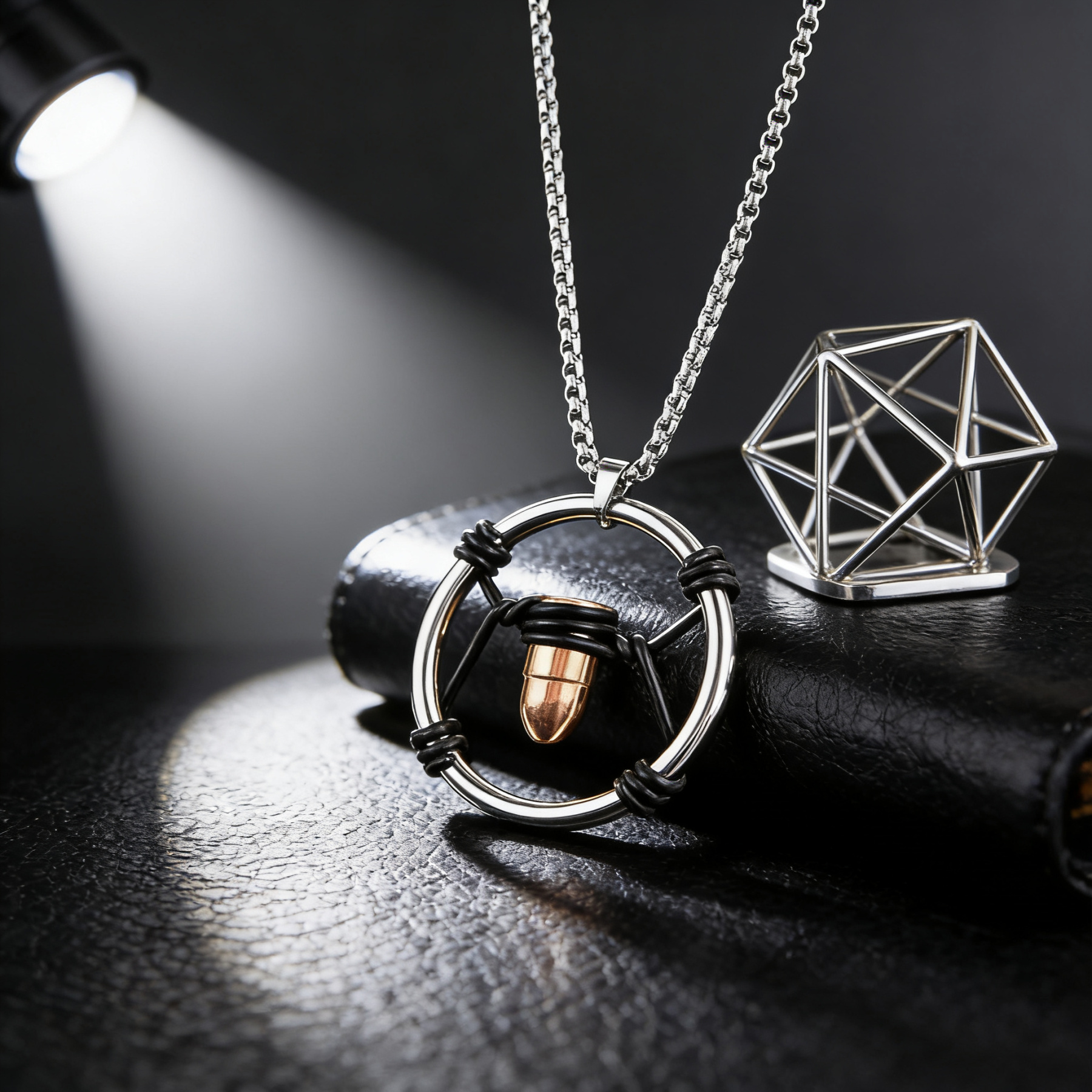 電馭叛客2077Cyberpunk V的子彈頭項鍊