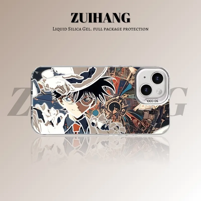 名偵探柯南彩銀防摔手機殼-CASEZONE