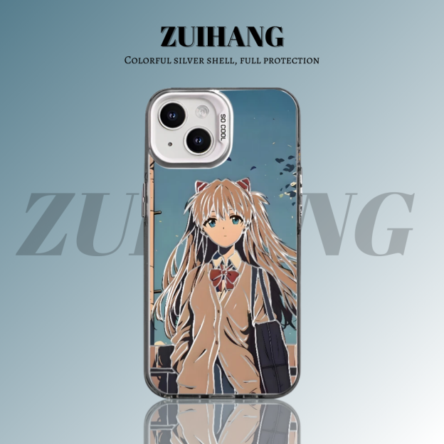EVA新世紀福音戰士彩銀防摔手機殼-CASEZONE