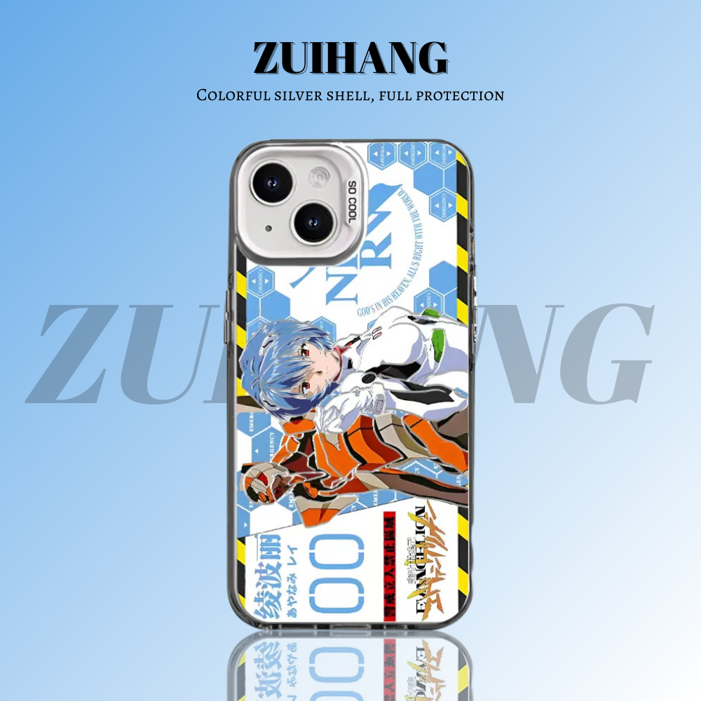 EVA新世紀福音戰士彩銀防摔手機殼-CASEZONE