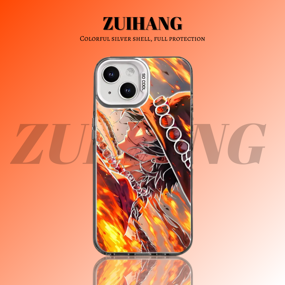 海賊王彩銀防摔手機殼-CASEZONE