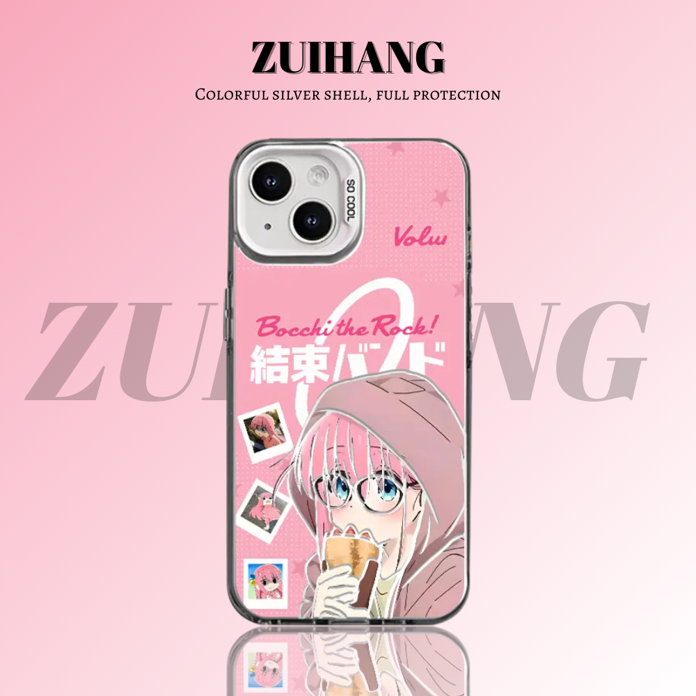 孤獨搖滾彩銀防摔手機殼-CASEZONE