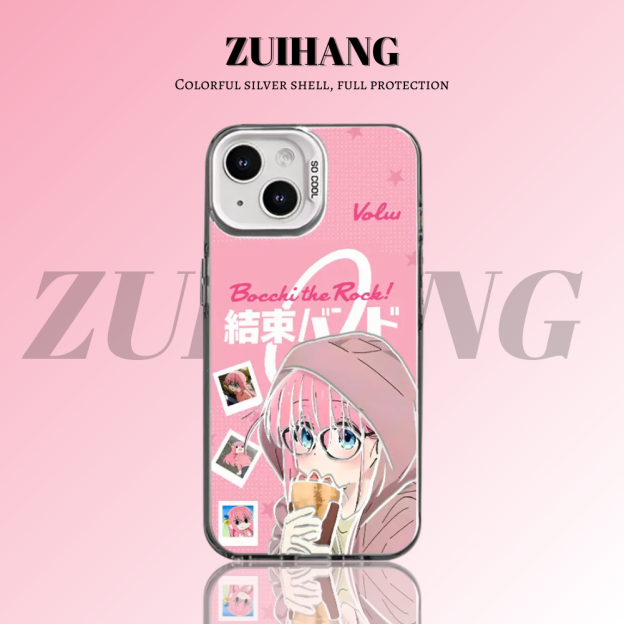 孤獨搖滾彩銀防摔手機殼-CASEZONE