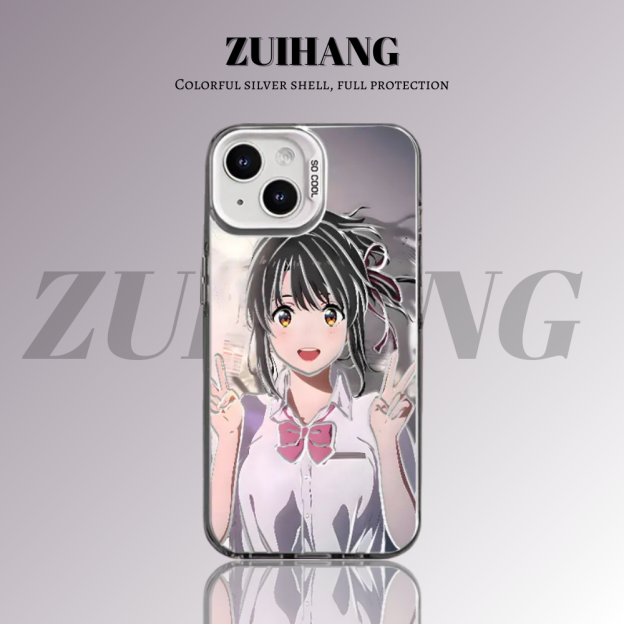 你的名字彩銀防摔手機殼-CASEZONE