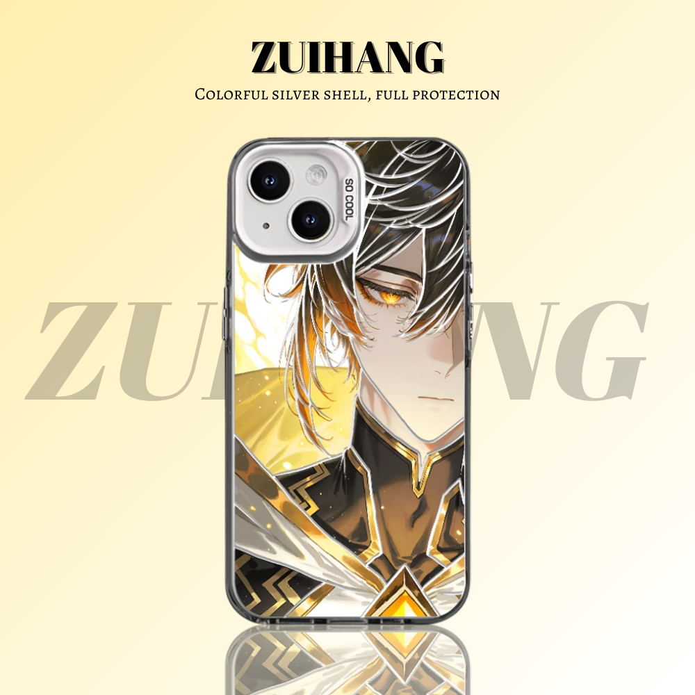 原神彩銀防摔手機殼-CASEZONE