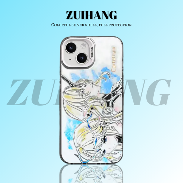 鳴潮彩銀防摔手機殼-CASEZONE