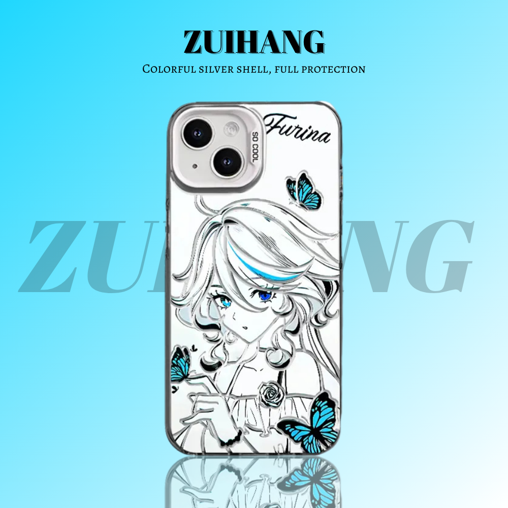 原神彩銀防摔手機殼-CASEZONE