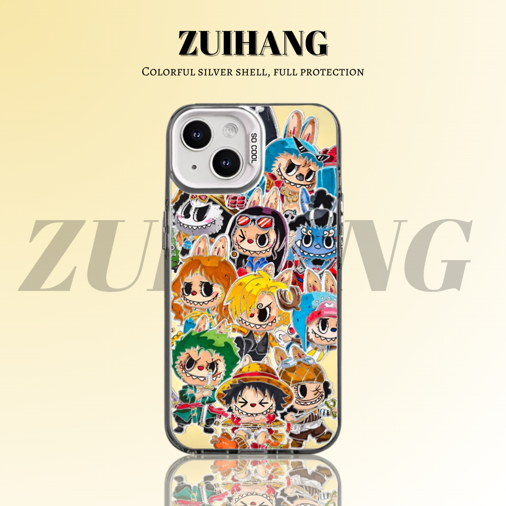 labubu 彩銀防摔手機殼-CASEZONE