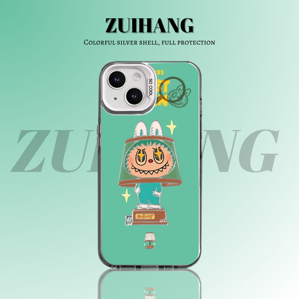 labubu 彩銀防摔手機殼-CASEZONE