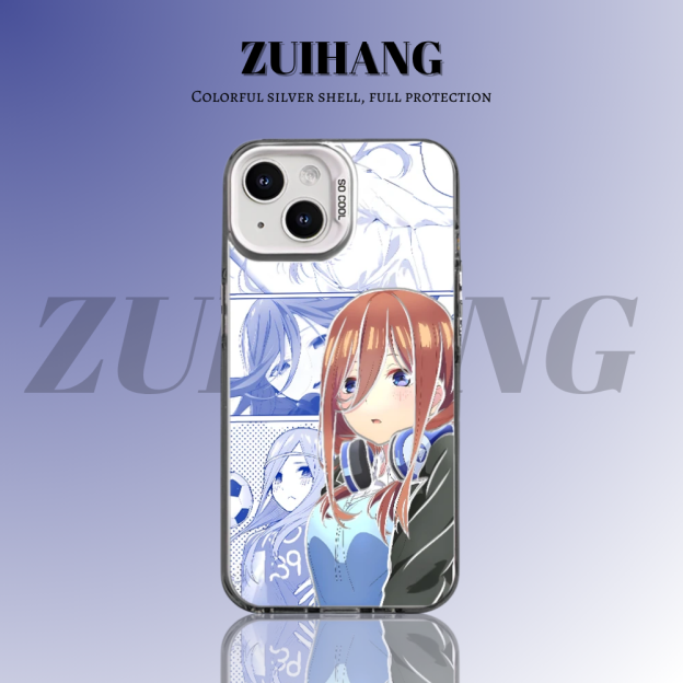 五等分的花嫁彩銀防摔手機殼-CASEZONE