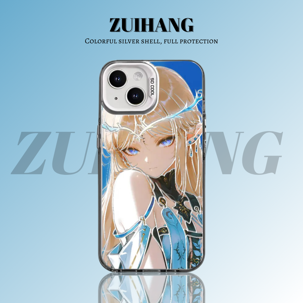 鳴潮彩銀防摔手機殼-CASEZONE