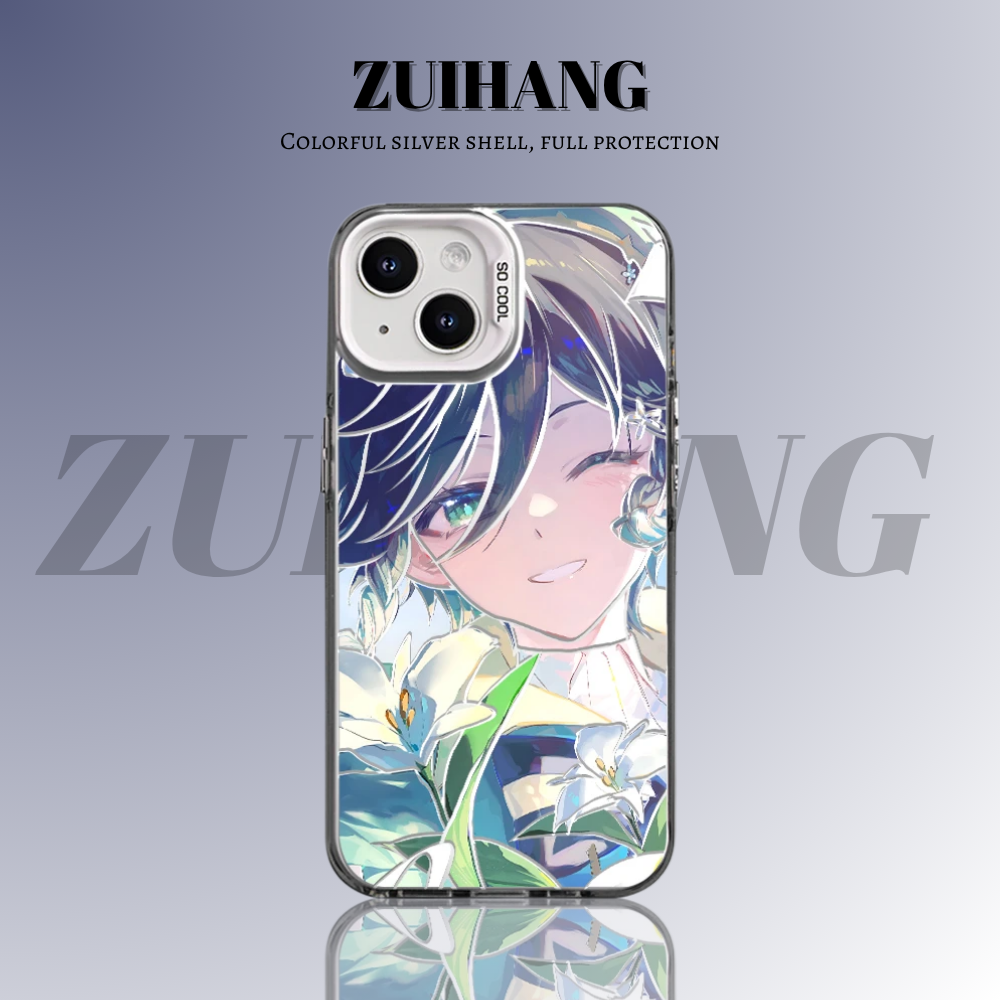 原神彩銀防摔手機殼-CASEZONE