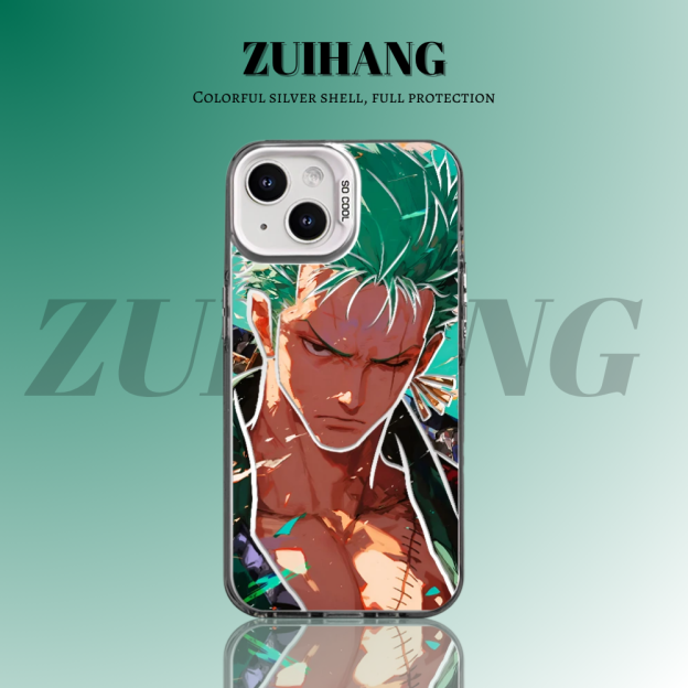 海賊王彩銀防摔手機殼-CASEZONE