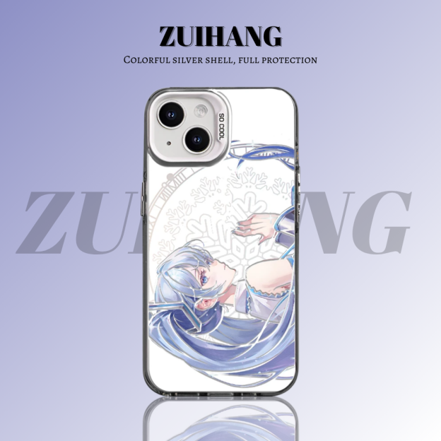 初音未來彩銀防摔手機殼-CASEZONE