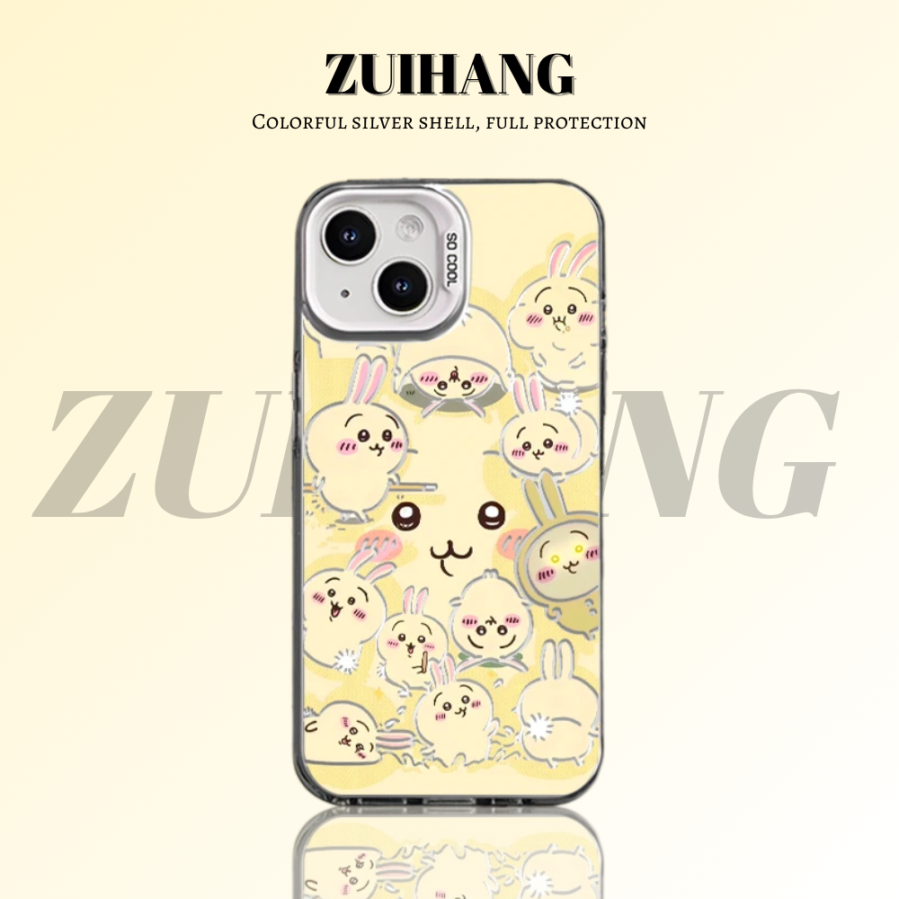 吉伊卡哇彩銀防摔手機殼-CASEZONE