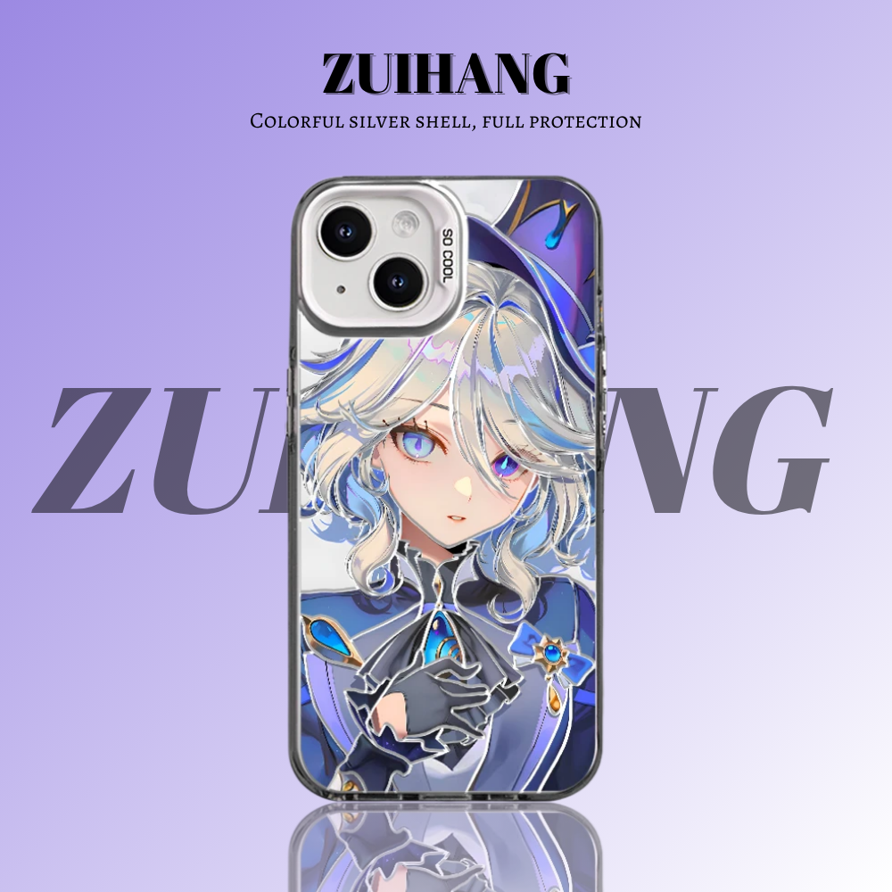 原神彩銀防摔手機殼-CASEZONE