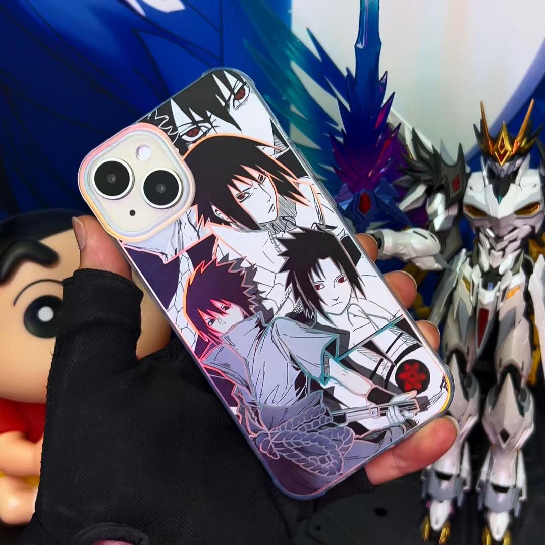 火影忍者極光金漸變手機殼-CASEZONE