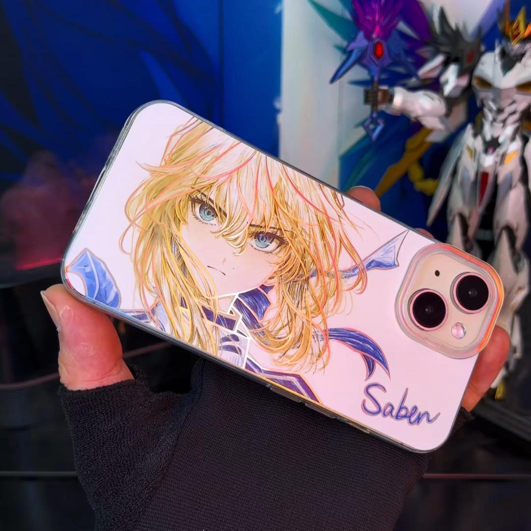 Fate/stay night 極光金防摔防摔手機殼-CASEZONE