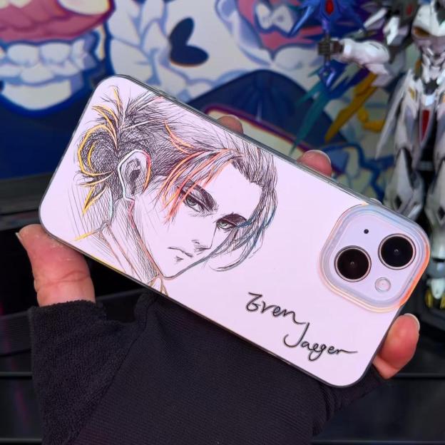 進擊的巨人 極光金漸變手機殼-CASEZONE