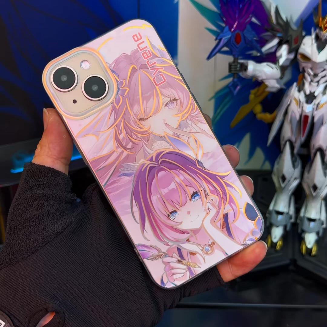 崩壞:星穹鐵道極光金防摔手機殼-CASEZONE