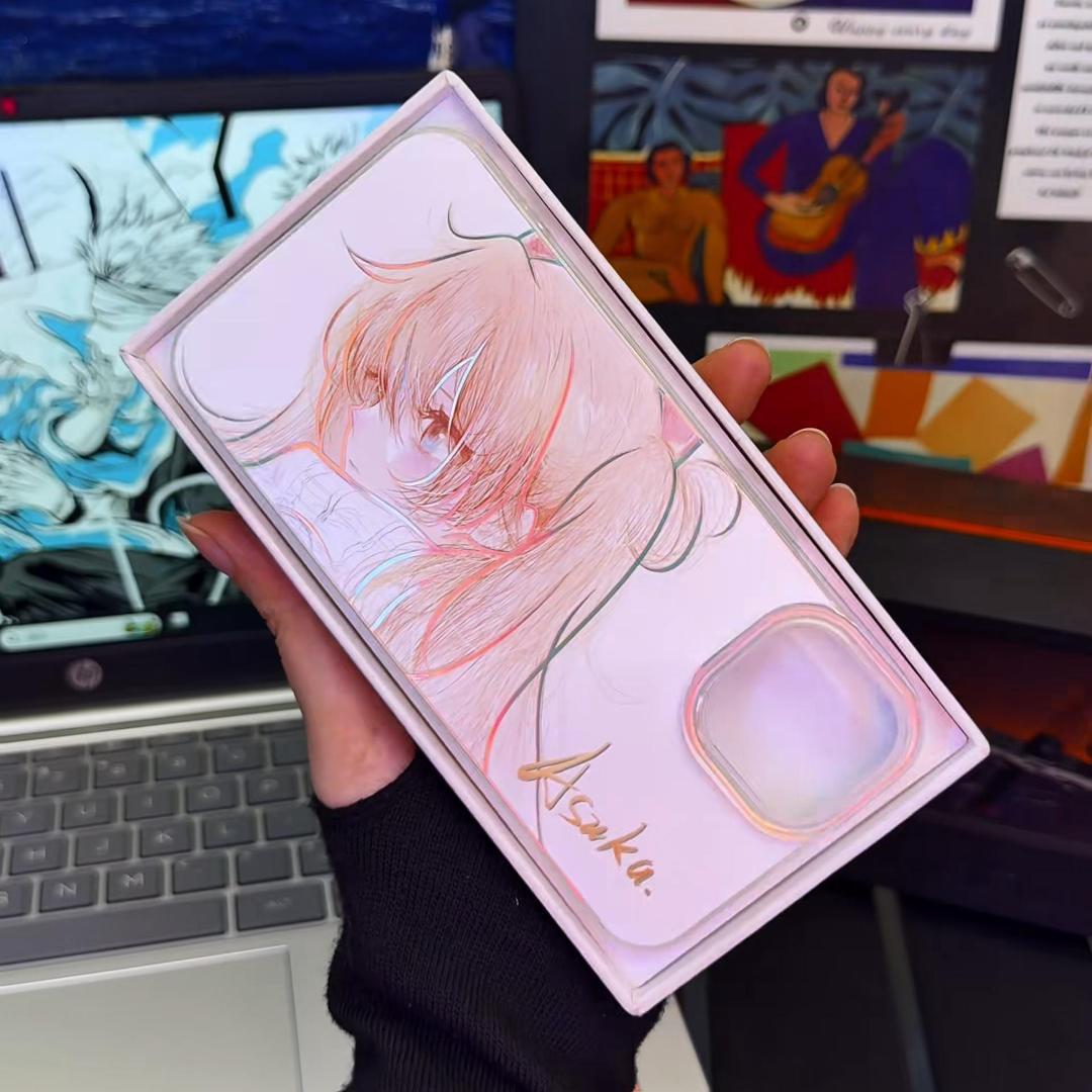 EVA新世紀福音戰士極光金漸變手機殼