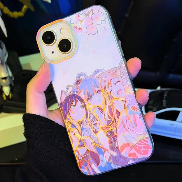 超時空輝耀姬！ 極光金漸變手機殼