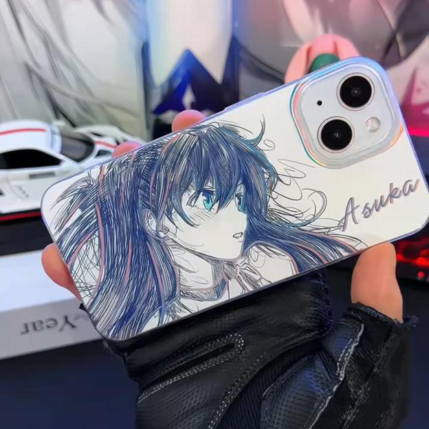 EVA新世紀福音戰士極光金漸變手機殼