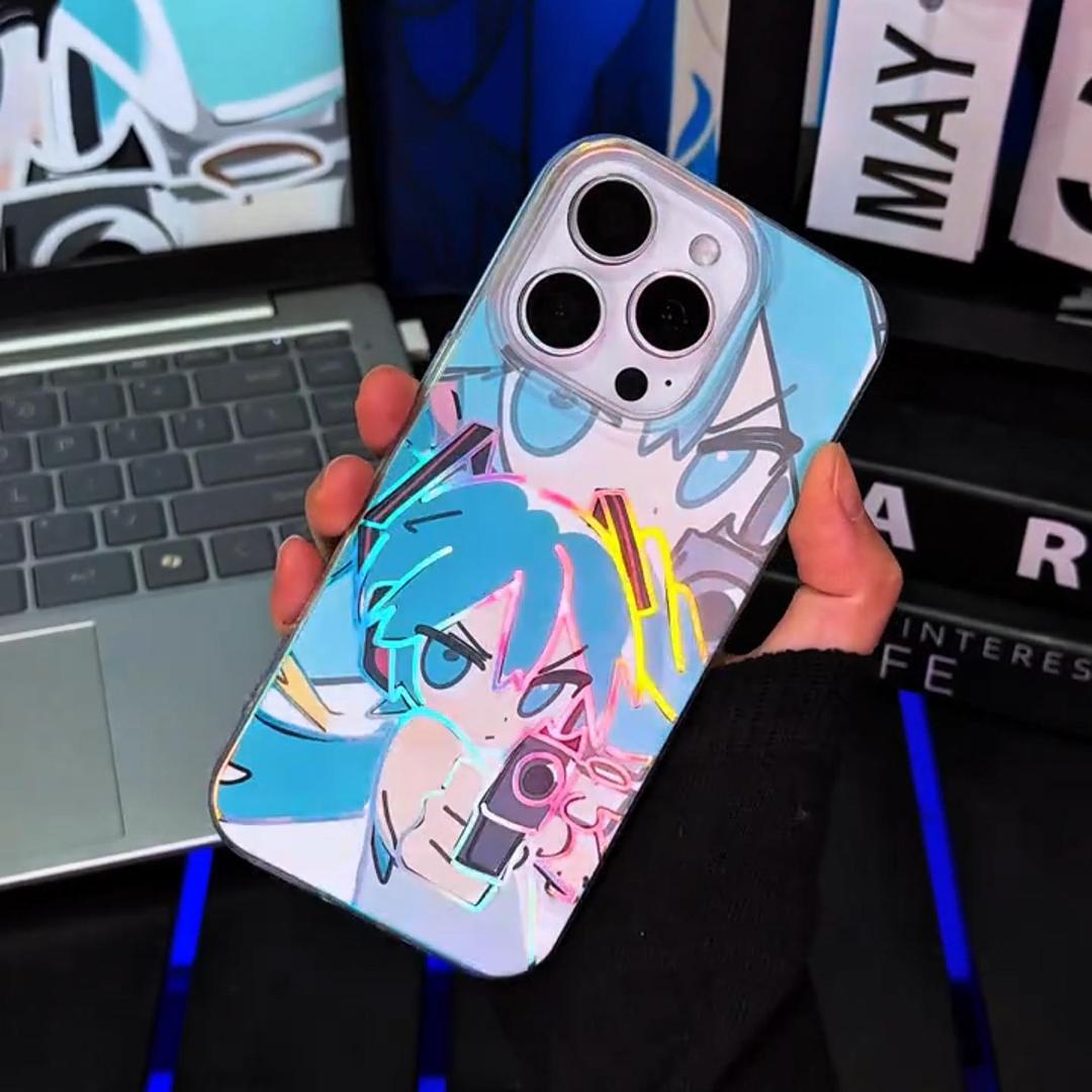 初音未來極光金防摔手機殼