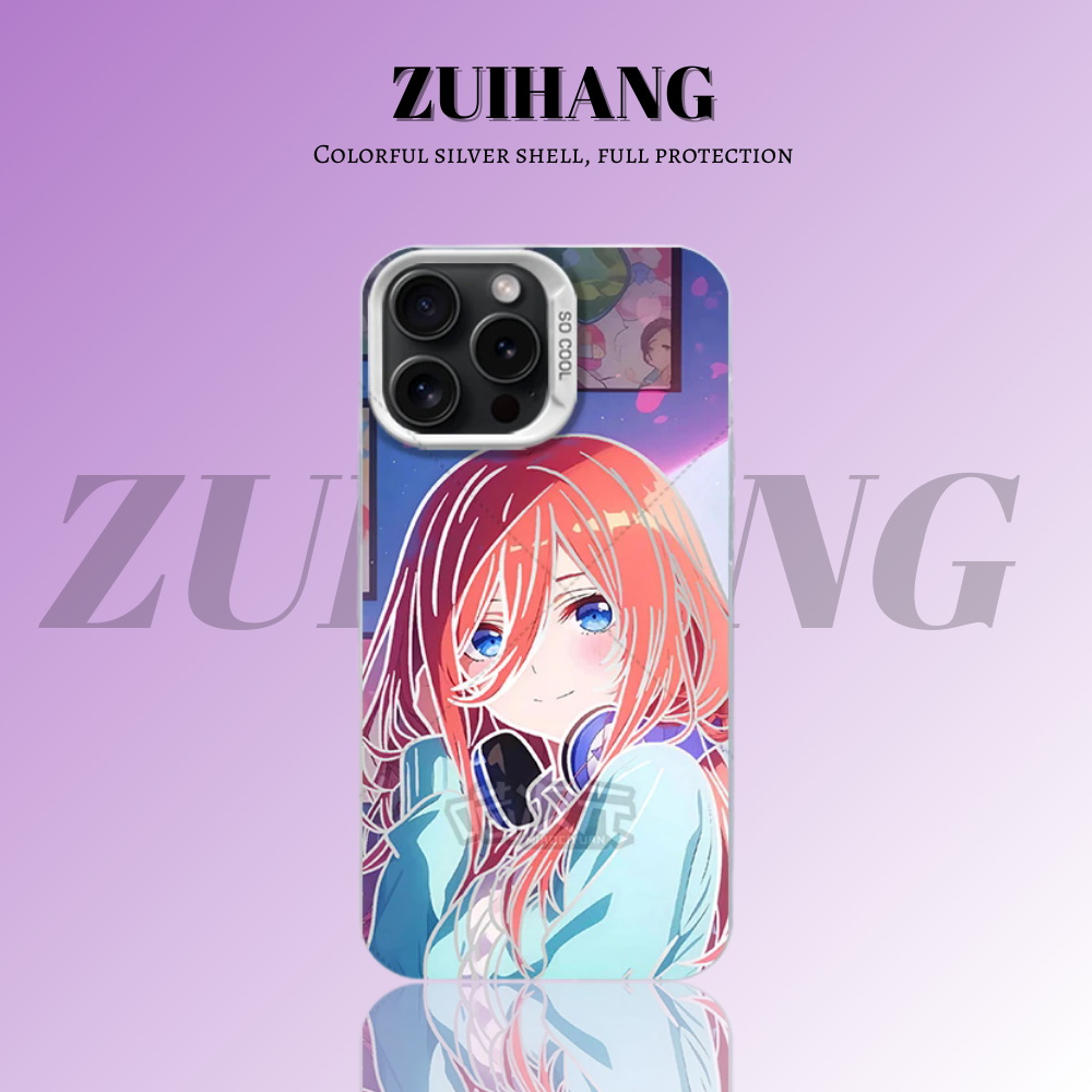 五等分的花嫁彩銀防摔手機殼-CASEZONE