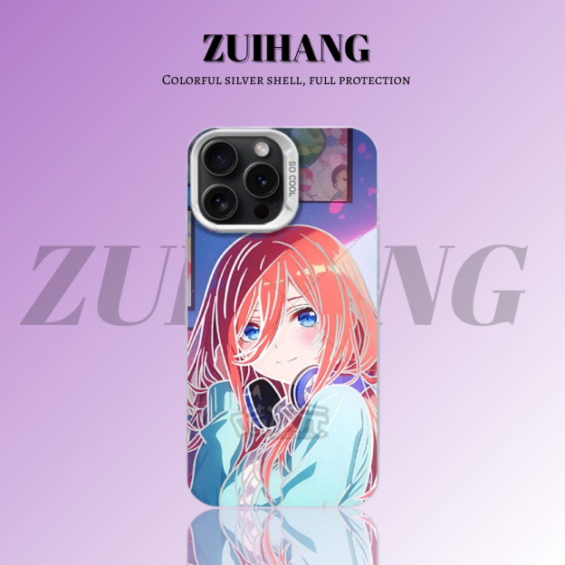 五等分的花嫁彩銀防摔手機殼-CASEZONE
