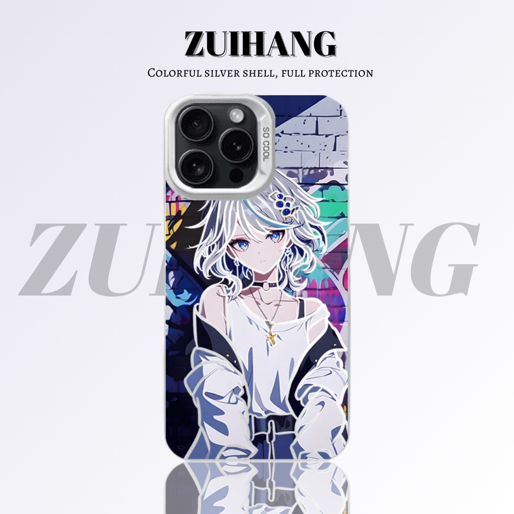 原神彩銀防摔手機殼-CASEZONE