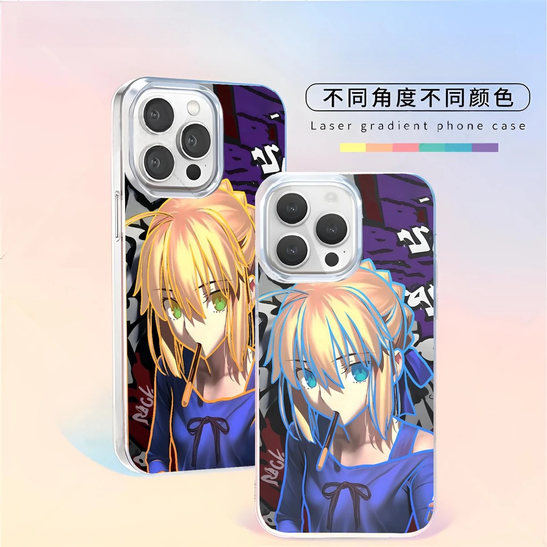 Fate/stay night 極光金防摔防摔手機殼-CASEZONE