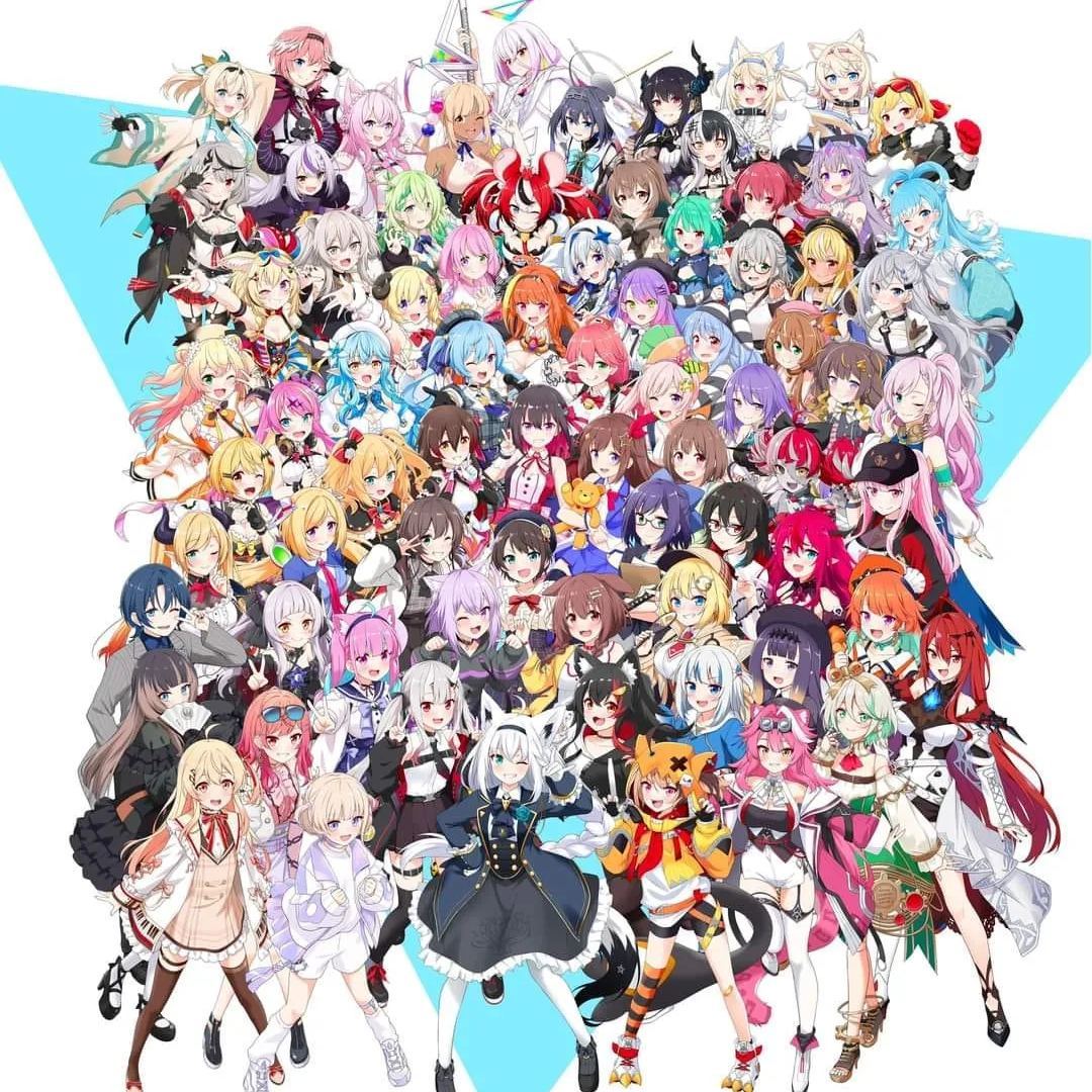 VTuber hololive 132鍵熱昇華PBT鍵帽-CASEZONE