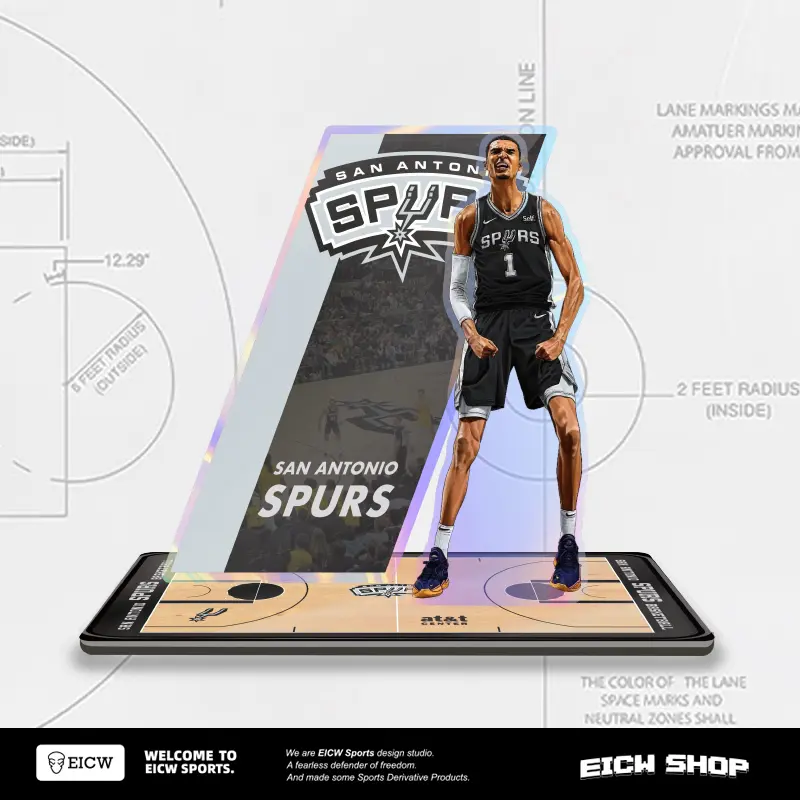 NBA球星主題亞克力炫彩立牌