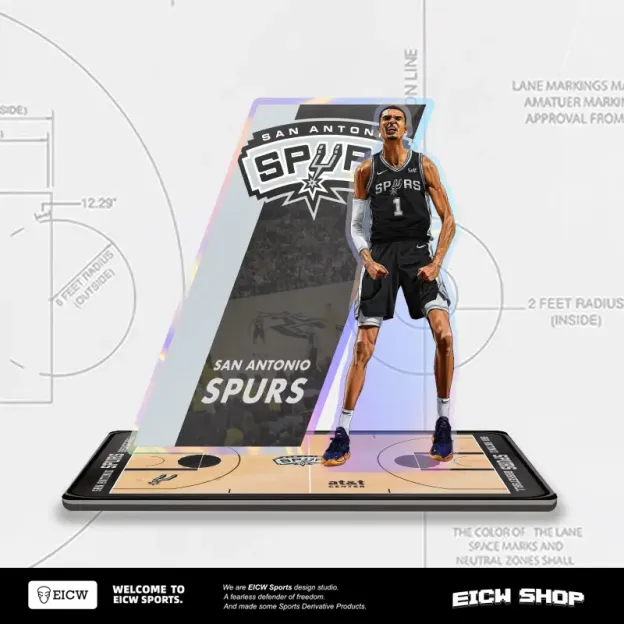 NBA球星主題亞克力炫彩立牌