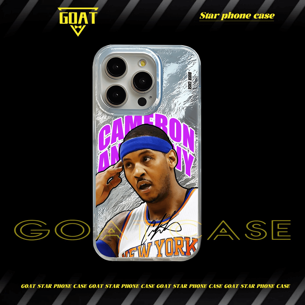 詹姆斯哈登庫里｜冰川紋球星手機殼-CASEZONE