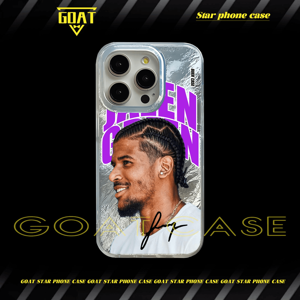 詹姆斯哈登庫里｜冰川紋球星手機殼-CASEZONE