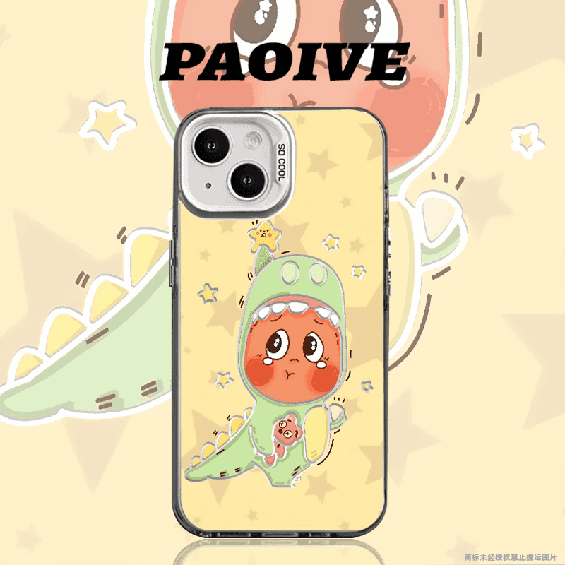 POP MART星星人彩銀防摔手機殼-CASEZONE