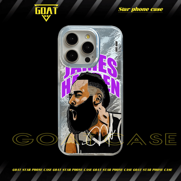 詹姆斯哈登庫里｜冰川紋球星手機殼-CASEZONE