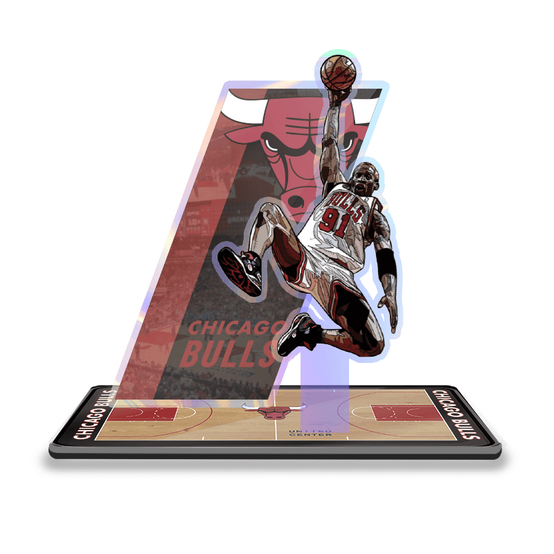 NBA球星主題亞克力炫彩立牌