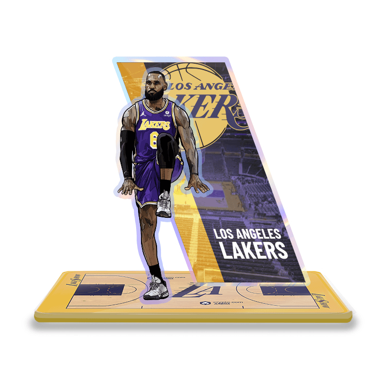 NBA球星主題亞克力炫彩立牌
