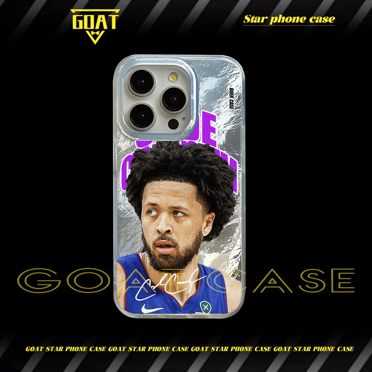 詹姆斯哈登庫里｜冰川紋球星手機殼-CASEZONE