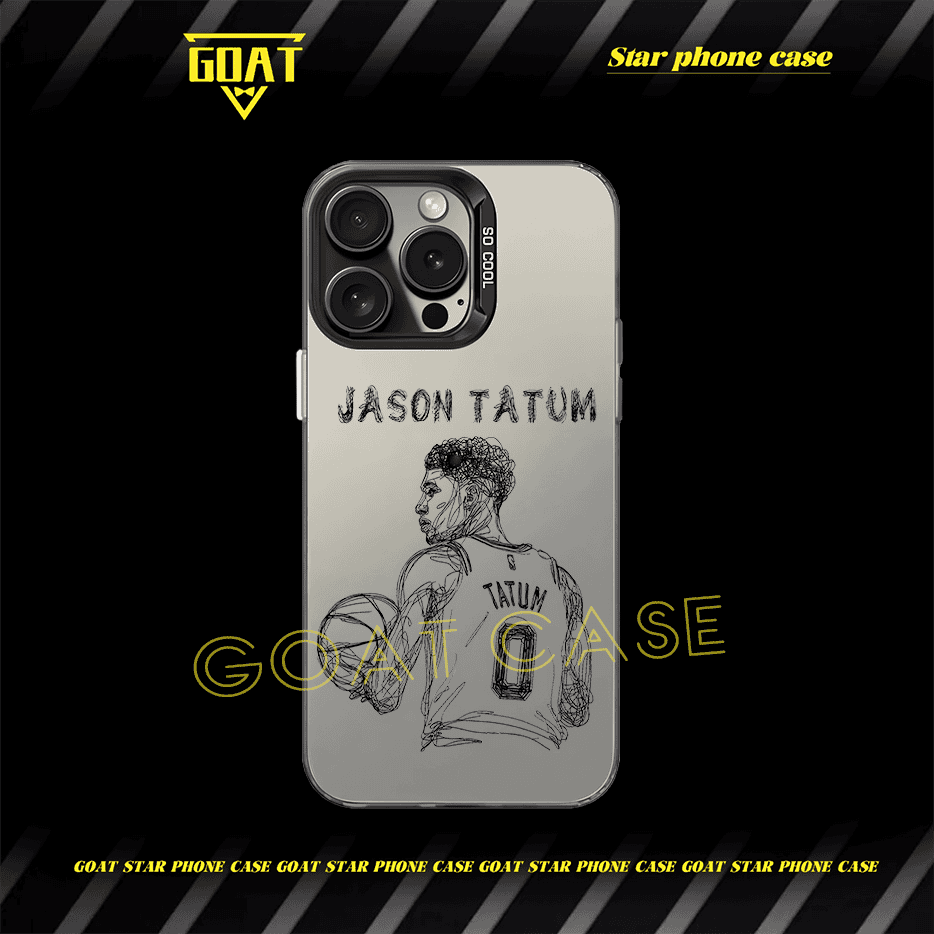 球星線條｜彩銀球星手機殼-CASEZONE