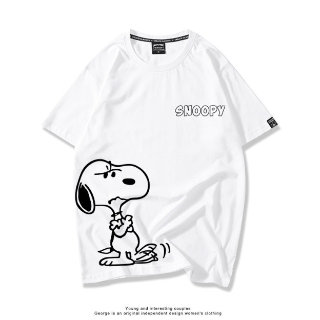 史努比 Snoopy 美式卡通純棉短袖T恤