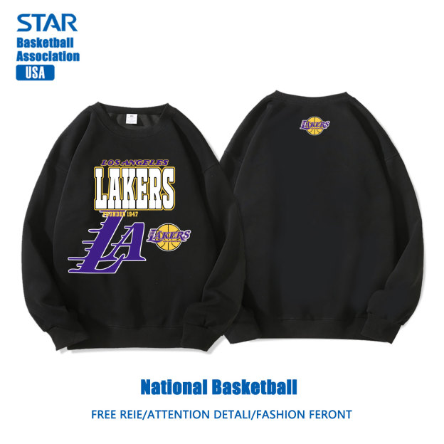 美式籃球 秋冬新款 親子情侶裝圓領長袖