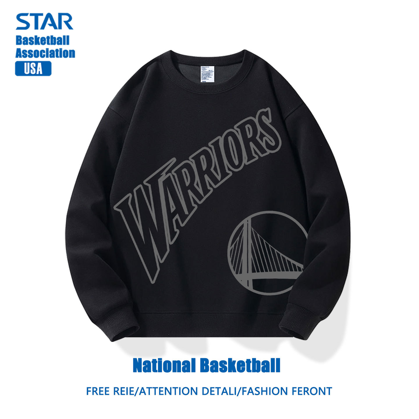 美式籃球 秋冬新款 親子情侶裝圓領長袖