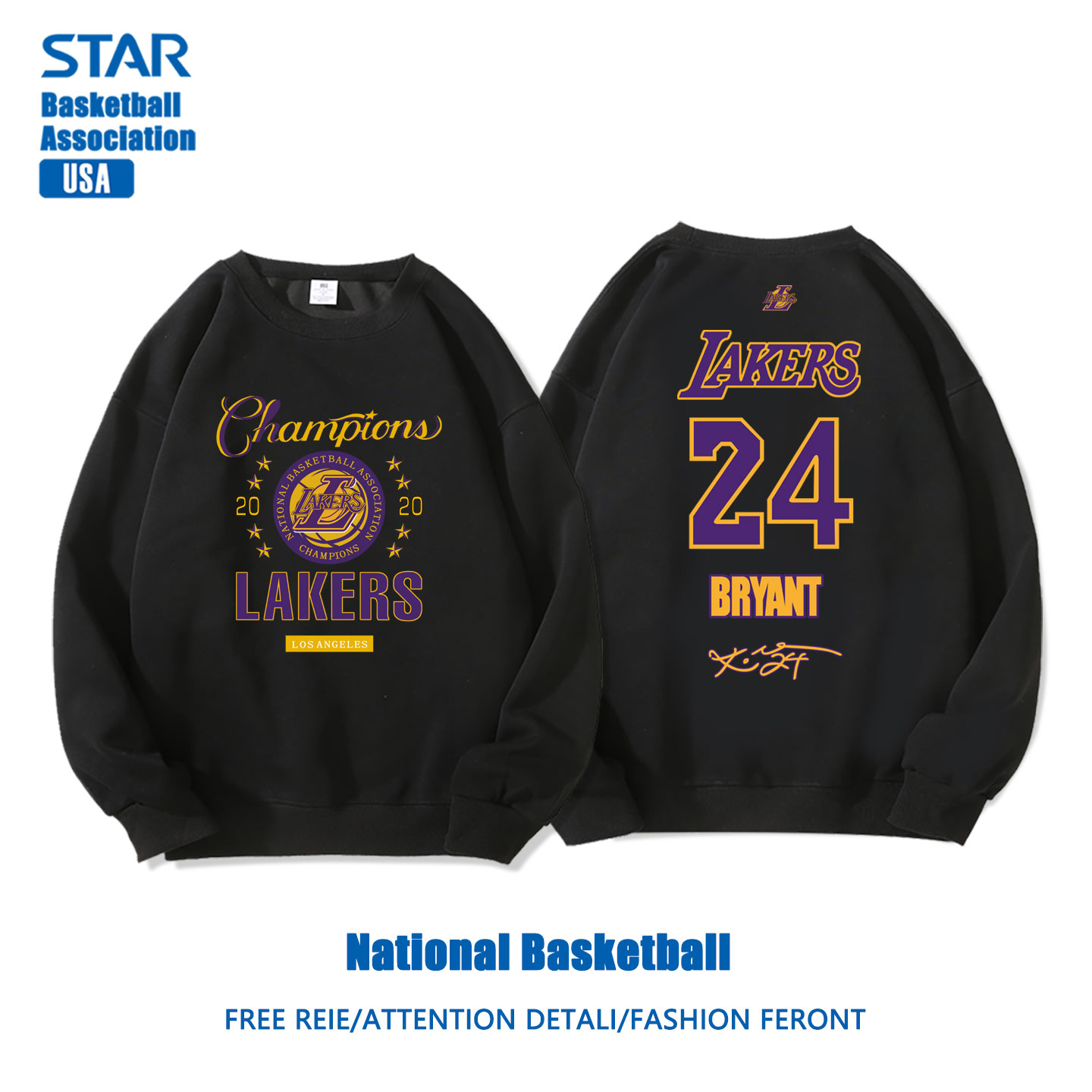 美式籃球 秋冬新款 親子情侶裝圓領長袖