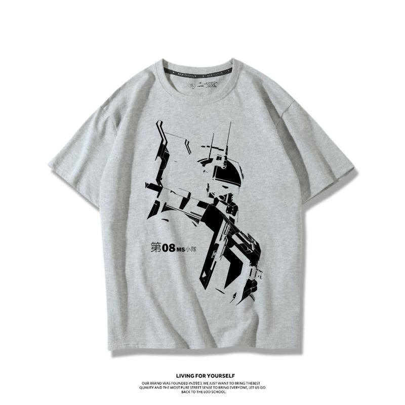 機動戰士高達 2026親子情侶男女同款 印花短袖T恤