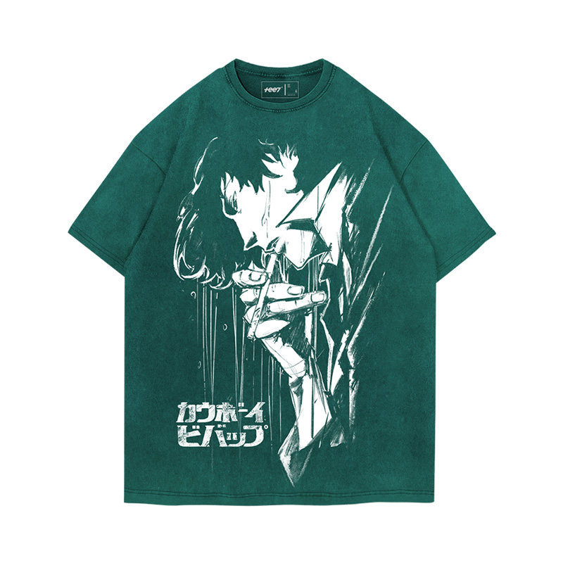 Cowboy星際牛仔水洗做舊 2026親子情侶男女同款 印花水洗短袖